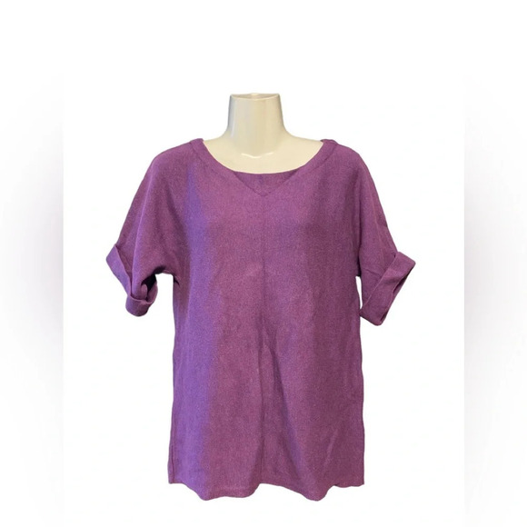 Eileen Fisher Organic Cotton Cashmere Blend Sweater - Picture 1 of 7